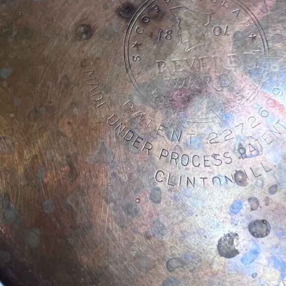 Revere Ware 1801 Copper Clad Saucepan Pot 1 Qt w/ Lid Stainless USA Made - Picture 15 of 16